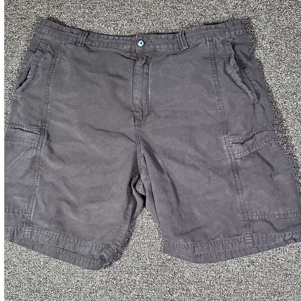 Tommy‎ Bahama Relax Mens 40 Cargo Shorts Black Cotton Blend